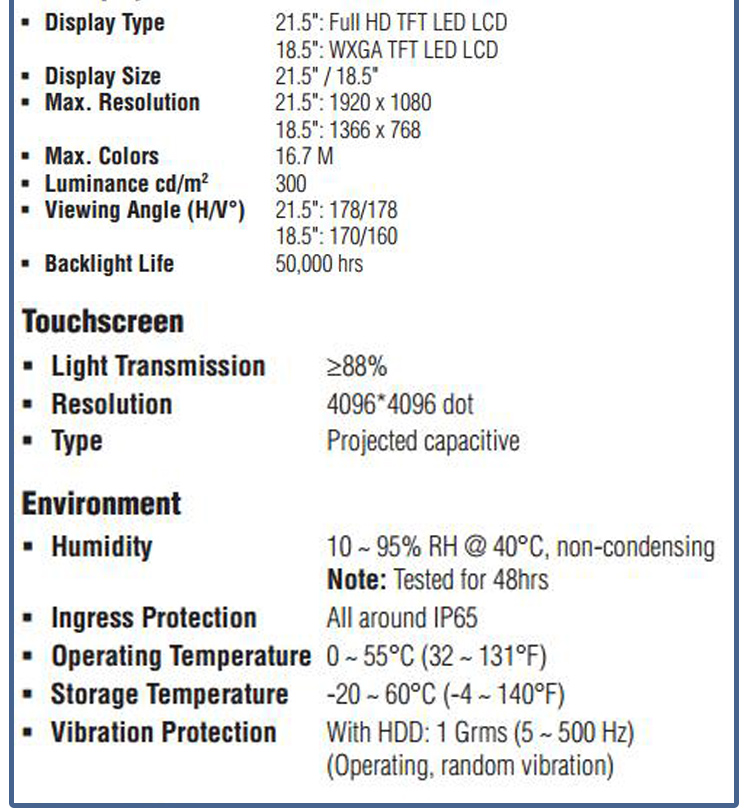 研華 C1D2/EN 50155認(rèn)證 行業(yè)專用平板電腦及人機(jī)界面 SPC-2140WP