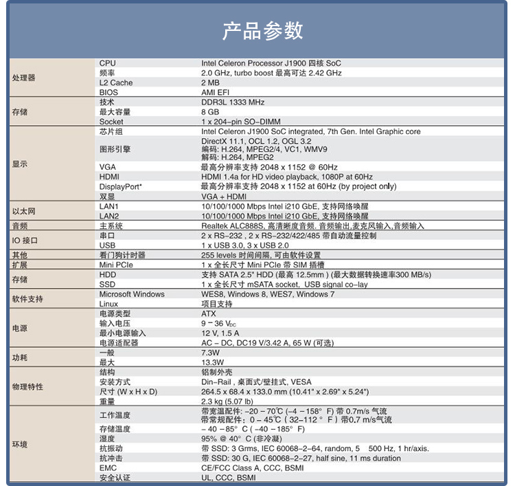 全新研華 無(wú)風(fēng)扇嵌入式工控機(jī) 豐富IO ARK-2000系列 ARK-2121L