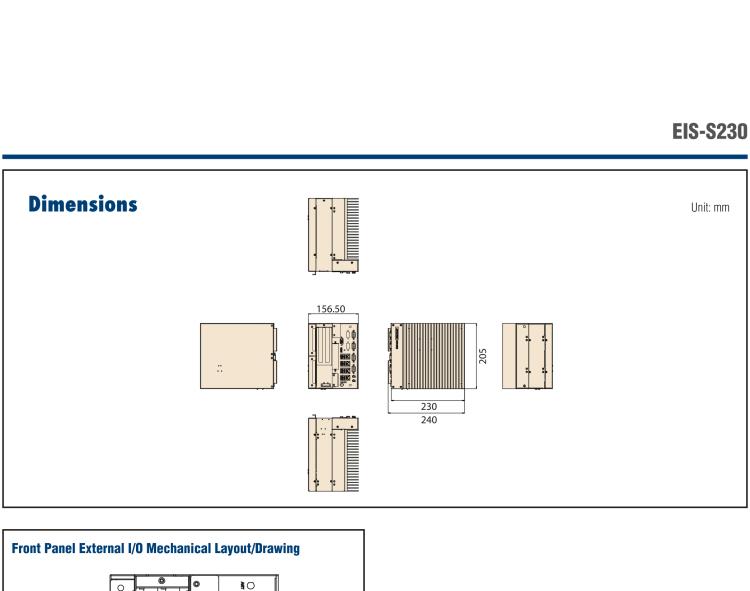 研華EIS-S230 研華 EIS-S230，邊緣計(jì)算系統(tǒng)服務(wù)器，支持Intel 第六代、第七代處理器，可選i3/i5/i7 Xeon CPU，DDR4 最高32GB，最多可支持4 x 2.5寸硬盤，具備豐富擴(kuò)展接口 4 x LAN，4 x COM，8 x USB，2 x PCIE。產(chǎn)品生命周期長(zhǎng)，穩(wěn)定可靠。