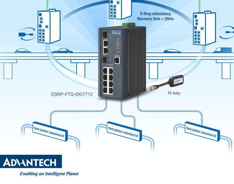 研華ESRP-FTS-EKI7712 Auto-Configuration for Easy System Administration and Operation