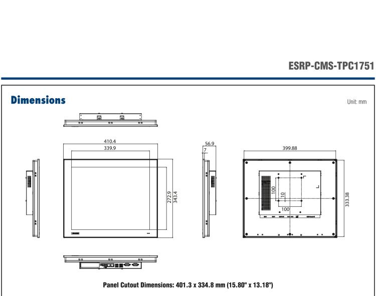 研華ESRP-CMS-TPC1751 Realize the true value of thin client and centralized management technologies with Advantech’s ThinManager compatible industrial thin clients.