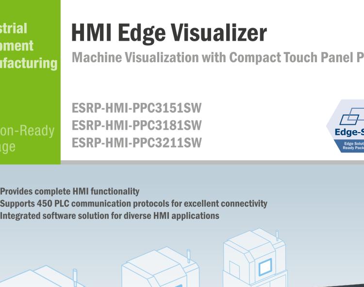 研華ESRP-HMI-PPC3181SW Machine Visualization with 18.5" Compact Touch Panel PC