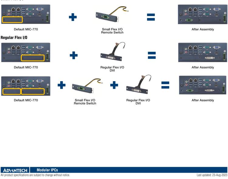 研華9891790040E Regular Flex I/O for Dual LAN