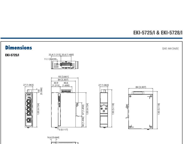 研華EKI-5728I 8端口千兆ProView（組態(tài)）系列寬溫型工業(yè)以太網(wǎng)交換機(jī)