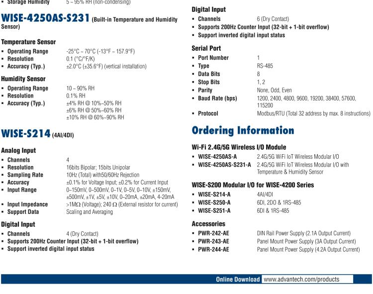 研華WISE-4250AS 2.4G/5G Wi-Fi IoT Wireless I/O Module driving with Azure Sphere