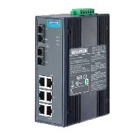 研華EKI-2728SI 6GE+2G Single-Mode Fiber Port Unmanaged Ethernet Switch, -40~75℃