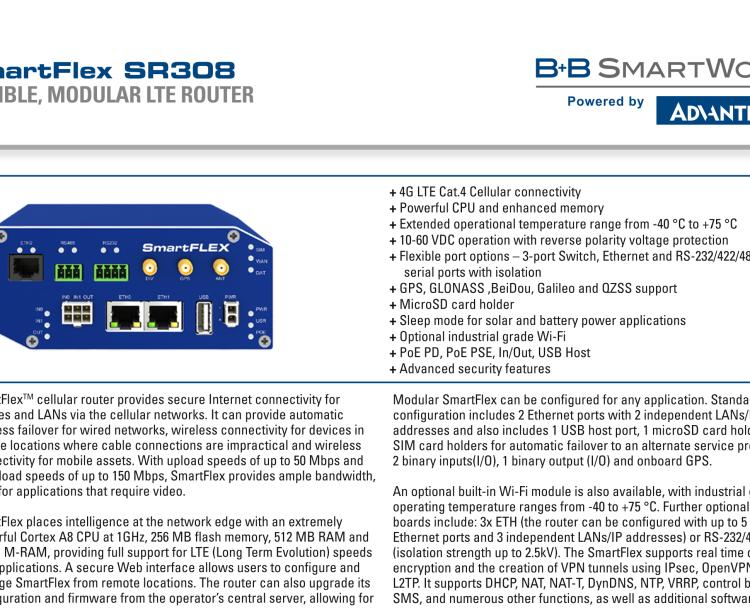 研華BB-SR30818025-SWH SmartFlex, AUS/NZ, 2x Ethernet, Wi-Fi, PoE PSE, Metal, International Power Supply (EU, US, UK, AUS)