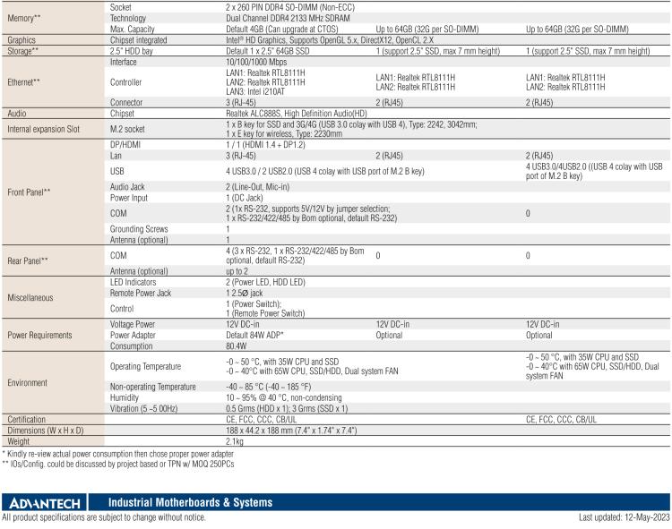 研華EPC-T4286 適配Intel? 第8/9代 Core? i 系列處理器，搭載H310芯片組。1U超薄高度，性能強勁。