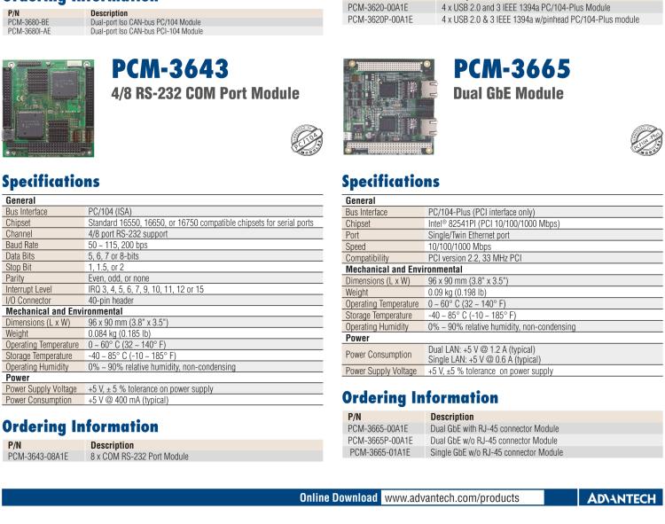 研華PCM-3117 PCI 到 ISA 橋接模塊