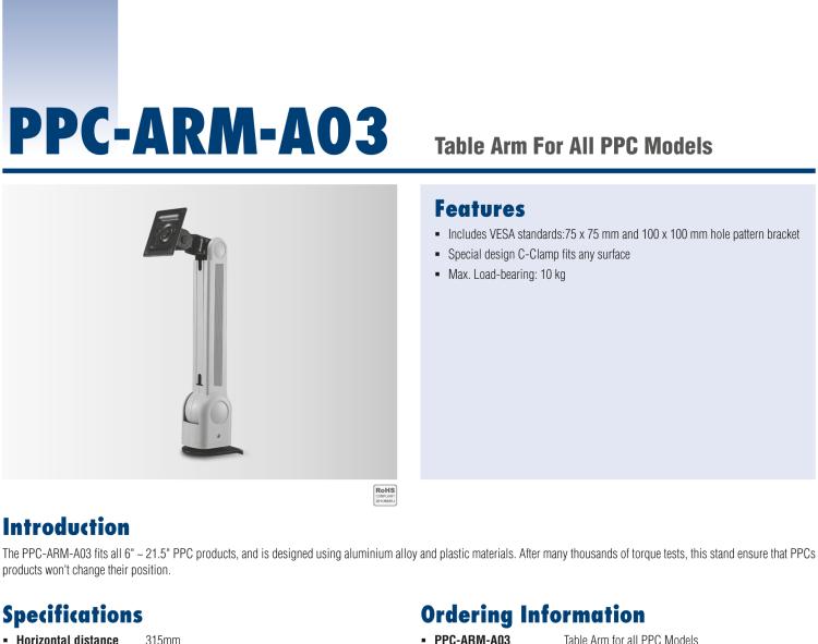 研華PPC-ARM-A03 機箱，PPC ARM VESA標準（A-CLEVER）