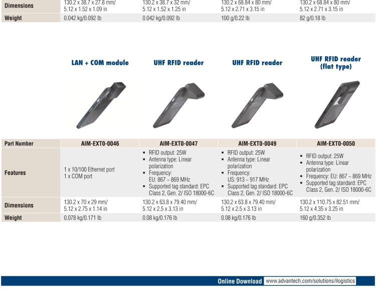 研華AIM-75S 8"RISC架構工業(yè)級移動平板電腦， 搭載高通? 驍龍? 660處理器, Android 10系統(tǒng), 并通過Google GMS認證