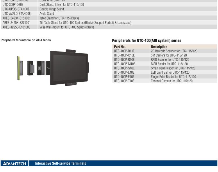 研華UTC-115G 15.6" 多功能觸控一體機(jī) UTC-115G ，配備Intel? Celeron? N3450 /Pentium? N4200