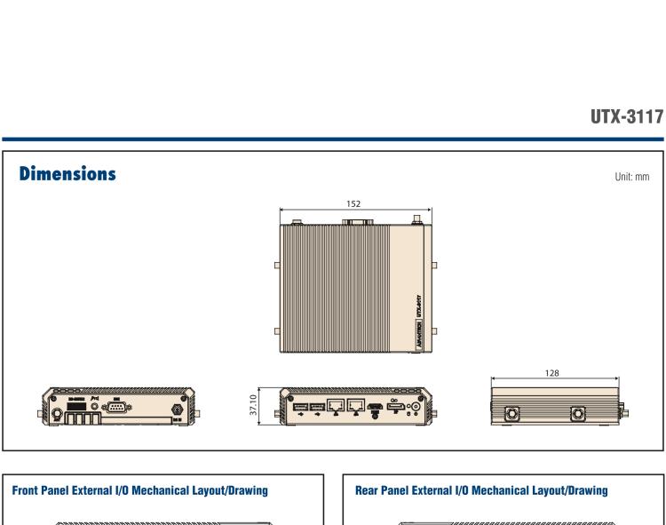 研華UTX-3117 低功耗，緊湊型，4G/WIFI/ BT/LoRa/NB IoT 物聯(lián)網(wǎng)邊緣智能網(wǎng)關(guān)