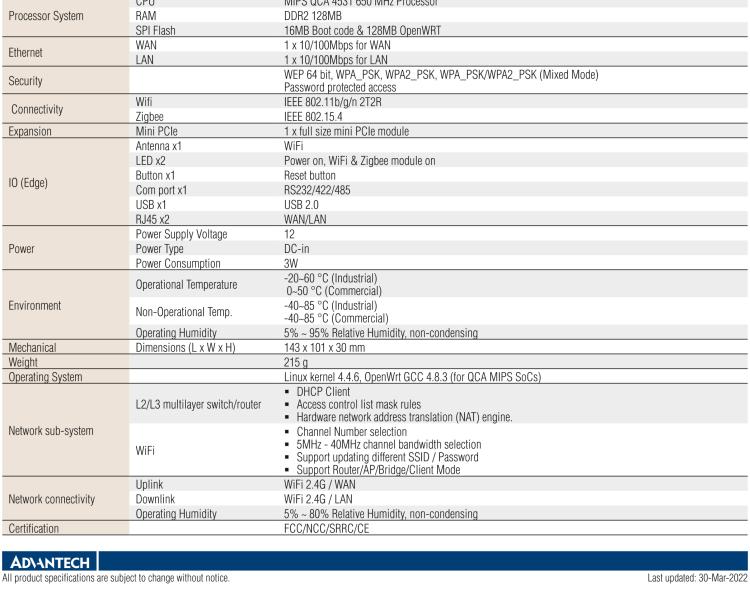 研華WISE-3240 研華EPD電子紙專用工業(yè)網(wǎng)關(guān)，以太網(wǎng)、 WIFI（AP）、Zigbee，專為智能城市、工業(yè)4.1應(yīng)用而設(shè)計。