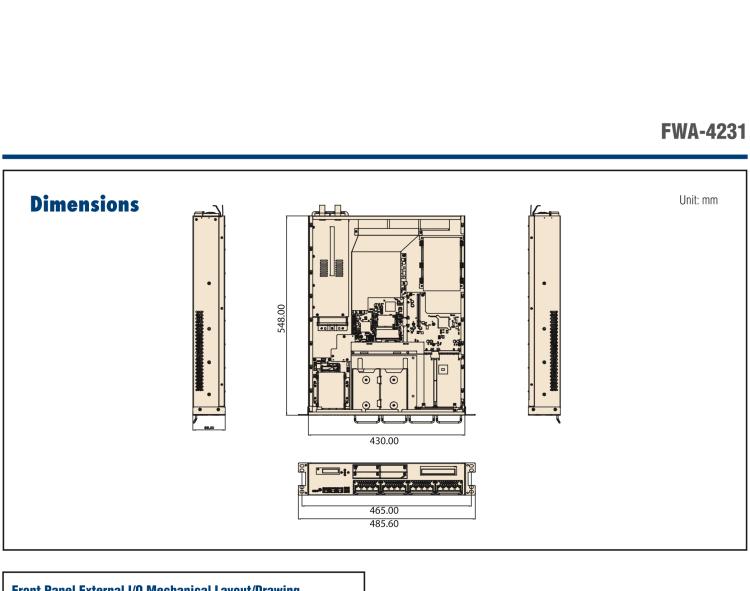 研華FWA-4231 基于Intel? Haswell XeonTM E3/CoreTM/ PentiumTM /Celeron 系列處理器 2U機架式網(wǎng)絡應用平臺