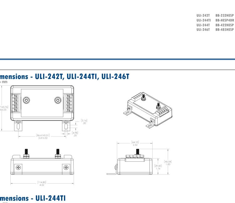 研華BB-485HESP ULI-246T RS-485 浪涌保護(hù)器